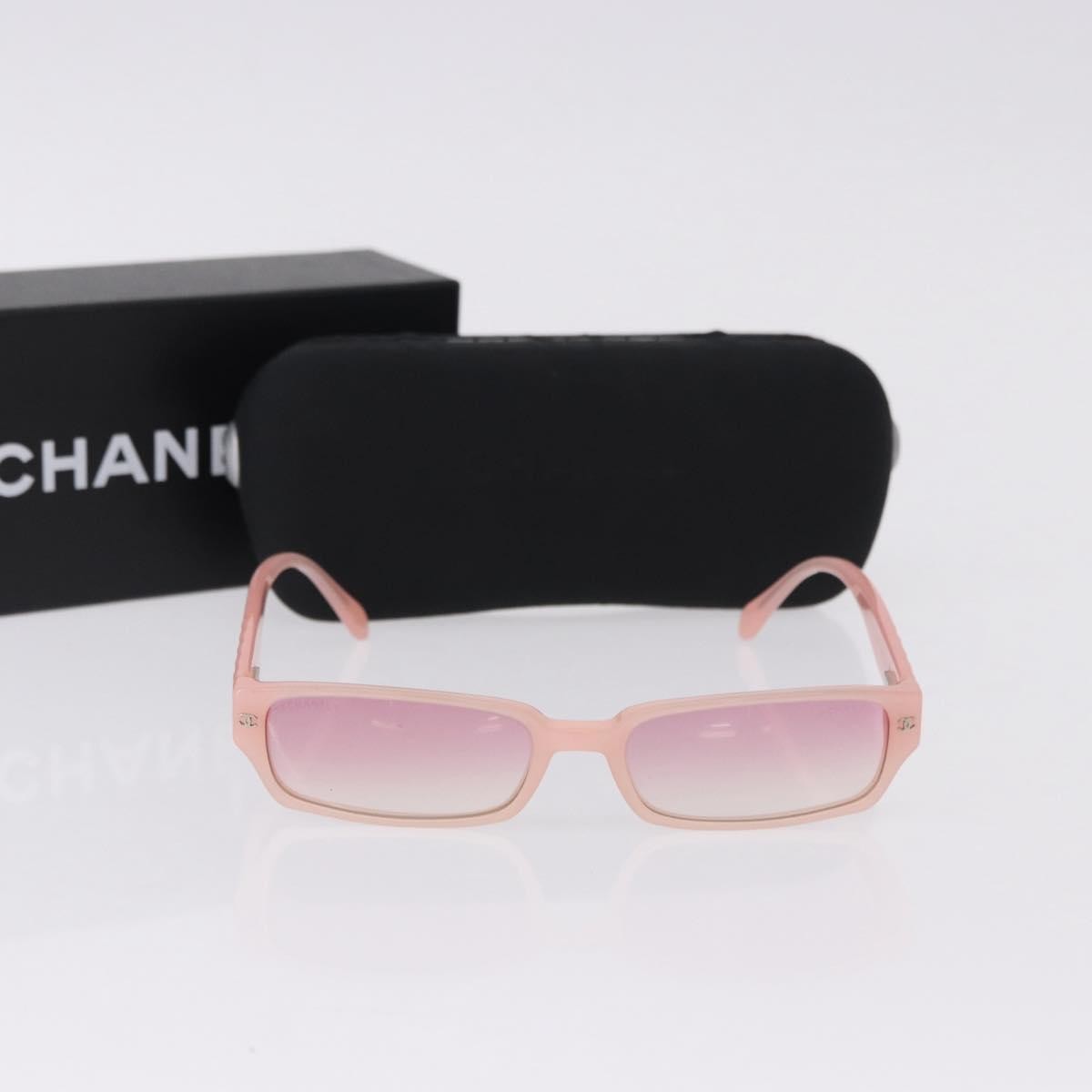 Chanel Pink Plastic CC Sunglasses