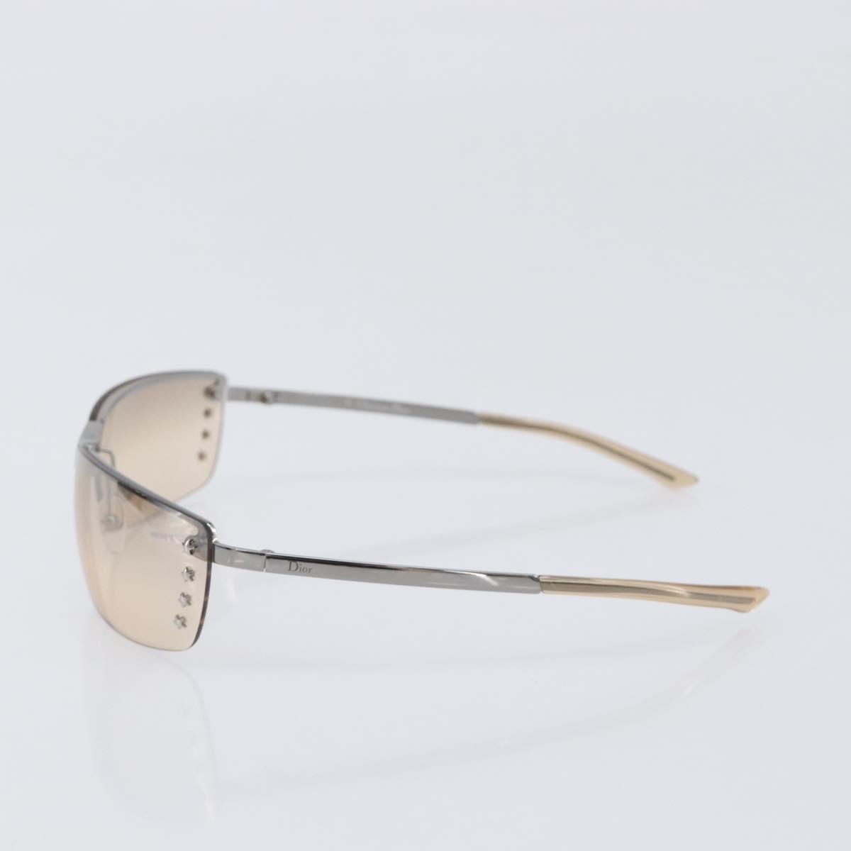 Christian Dior Sunglasses, Brown Metal Frame
