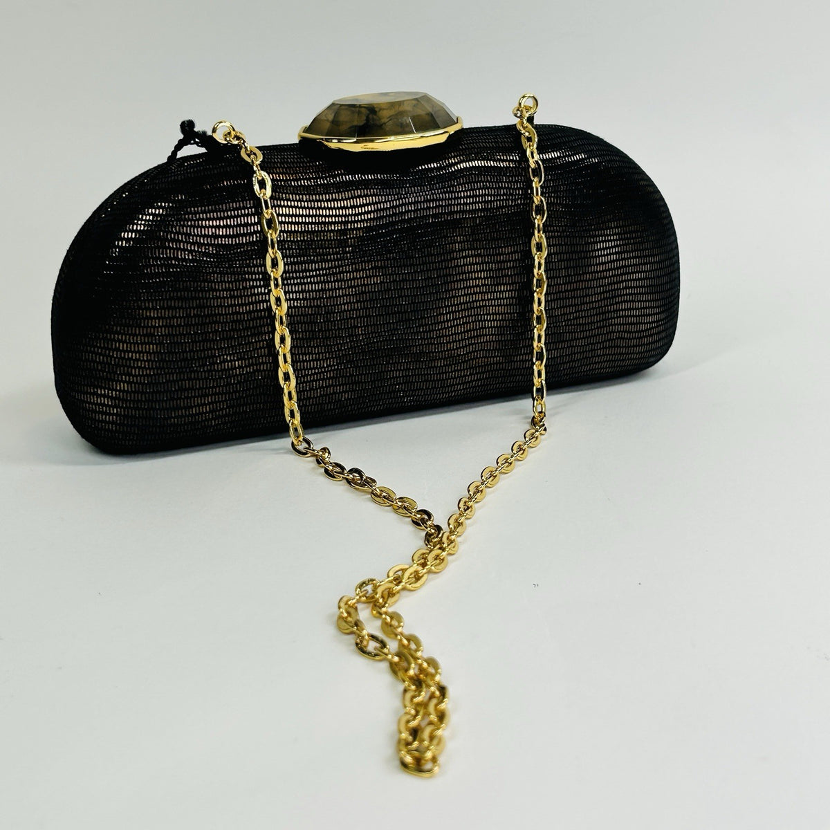 Judith Leiber Moire Classic Clutch Evening Bag