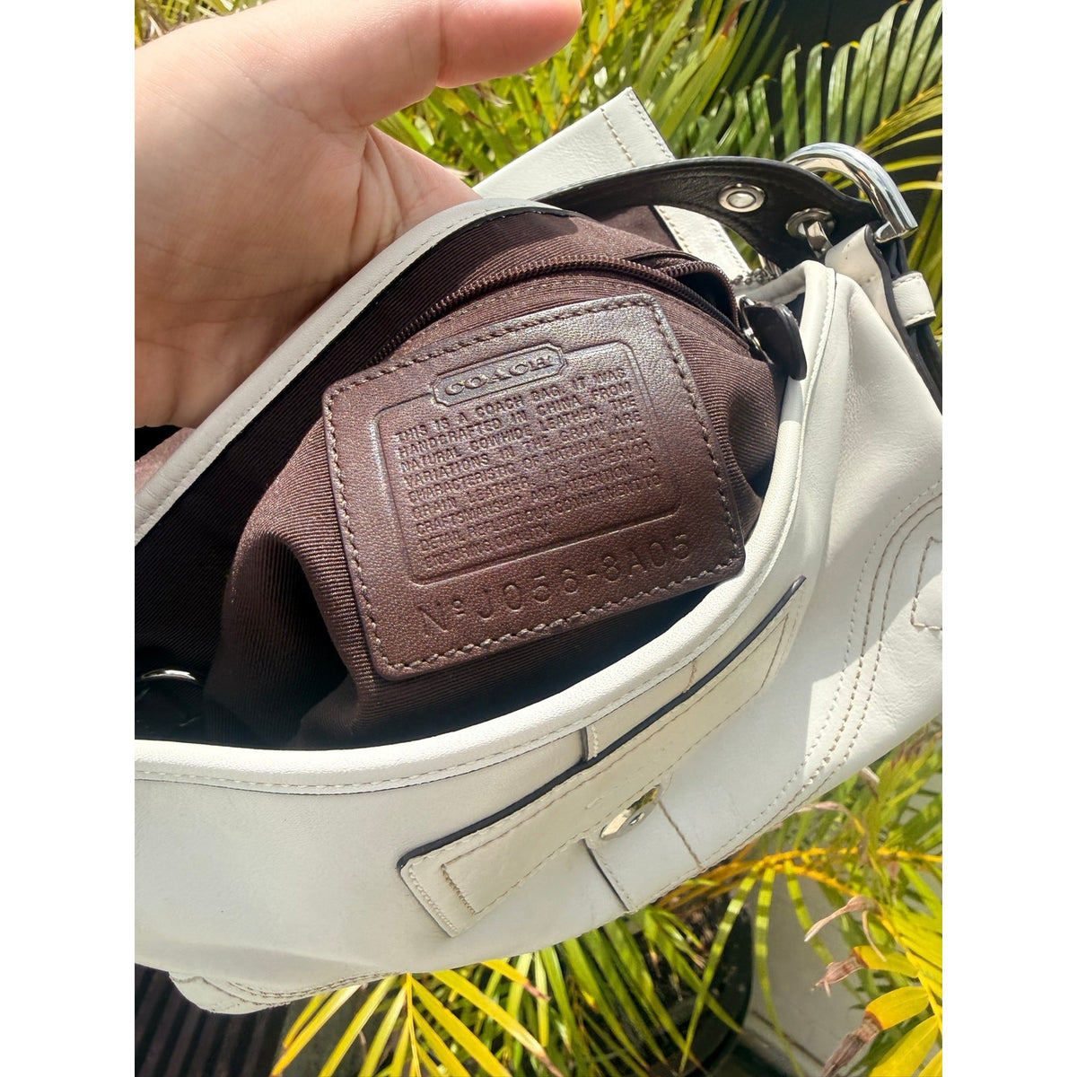 Coach Soho Flap Bag - Black Leather with Silver Buckle