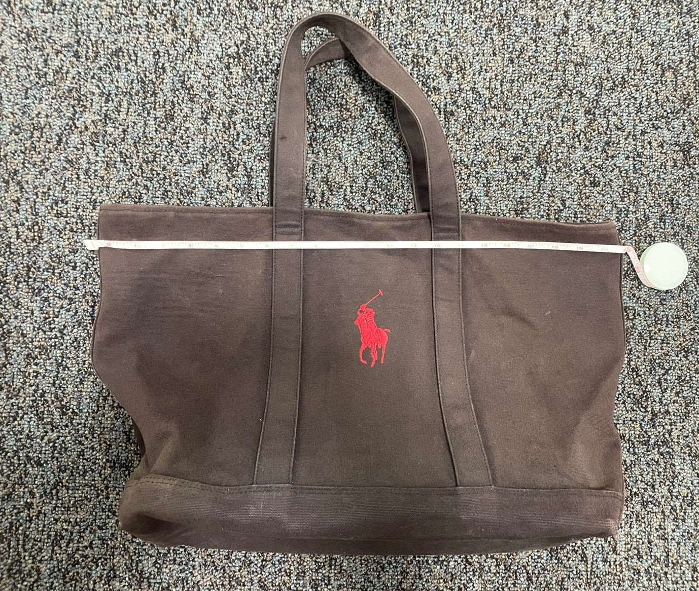 Polo Ralph Lauren Pony Canvas Tote Bag, Black