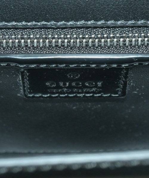 Gucci Half Moon Shoulder Bag, Black Calf Leather