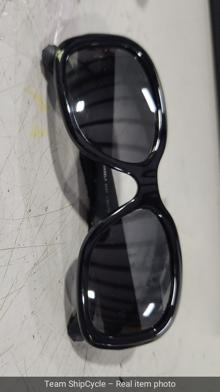 Chanel CH 5240 Black Tweed Sunglasses, 55mm
