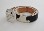 Vintage Gap Cow Hair Leather Belt, Made in USA