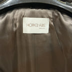 Vintage Black Mink Fur Coat Size XS