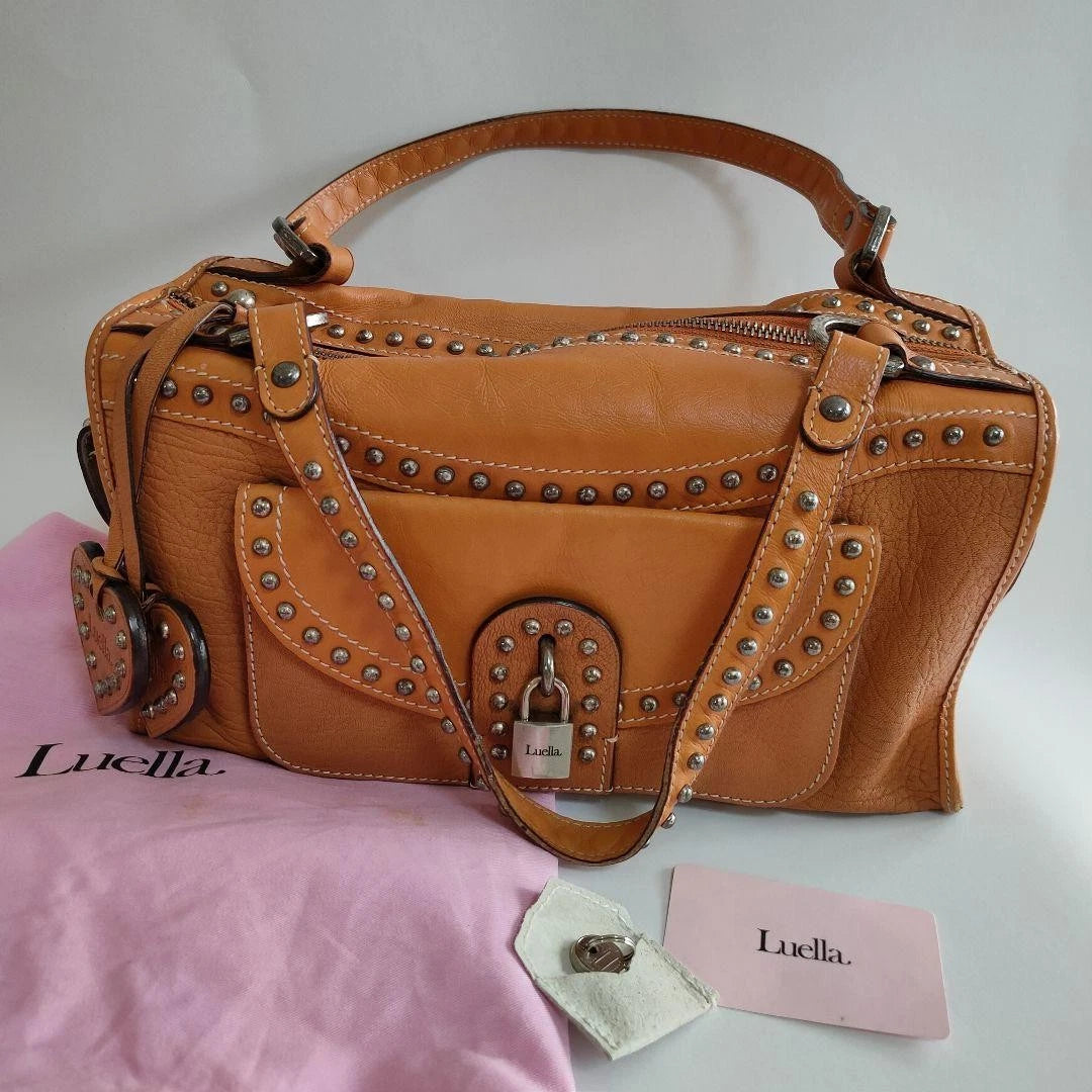 Vintage Luella Leather Studded Handbag