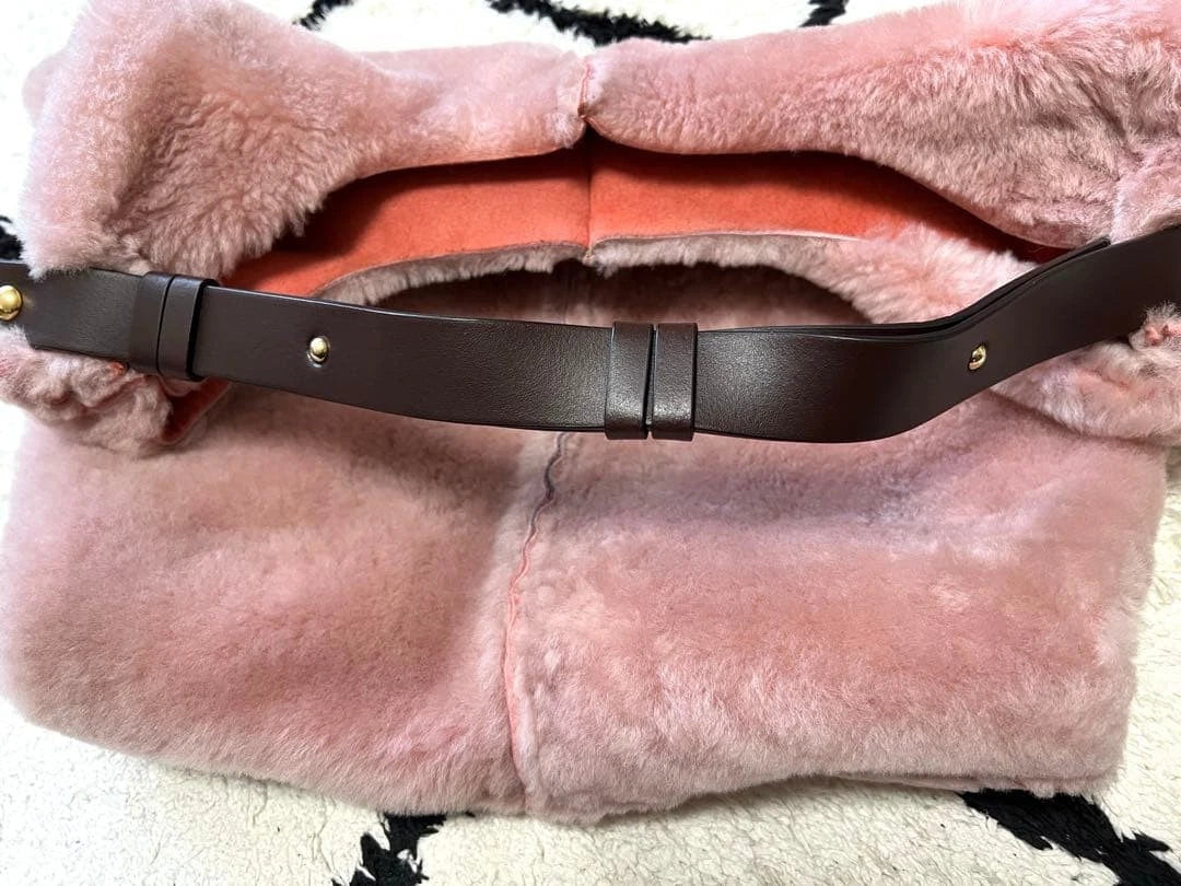 Vintage Anita Bilardi Faux Fur Tote Bag