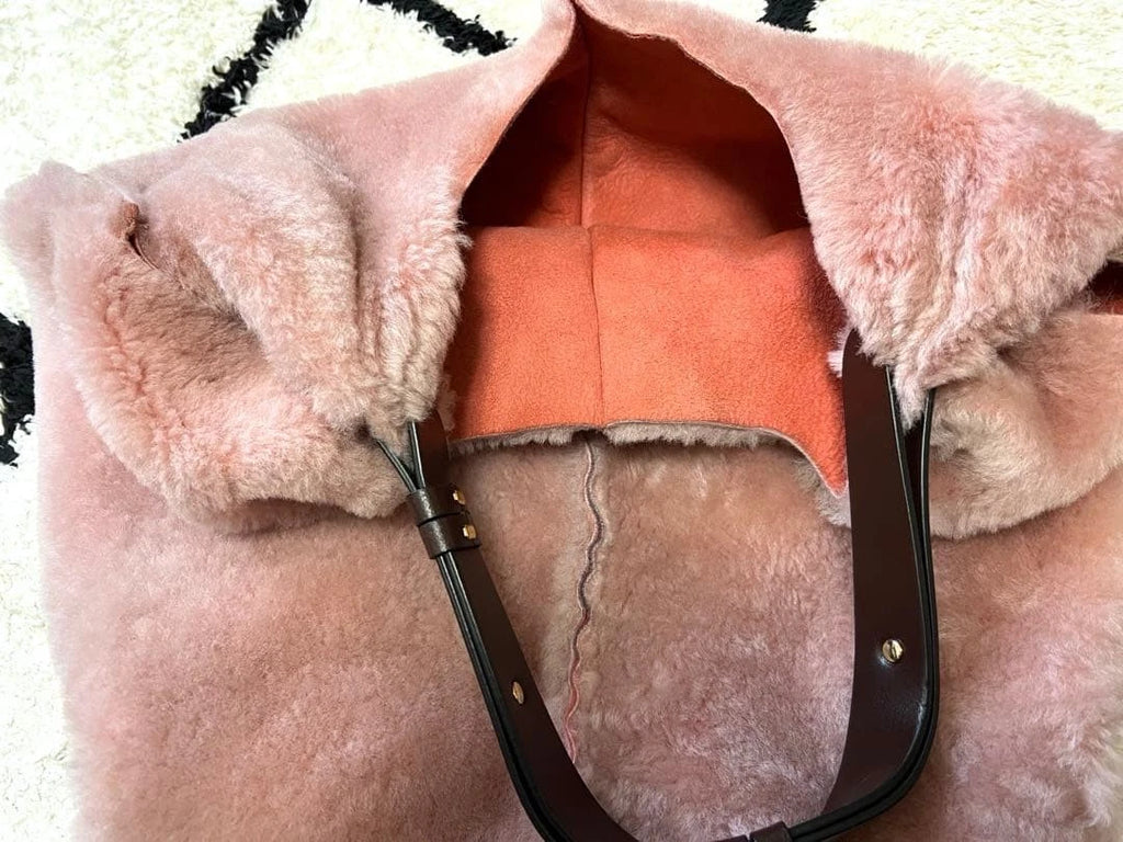 Anita Bilardi Vintage Fur Tote Bag