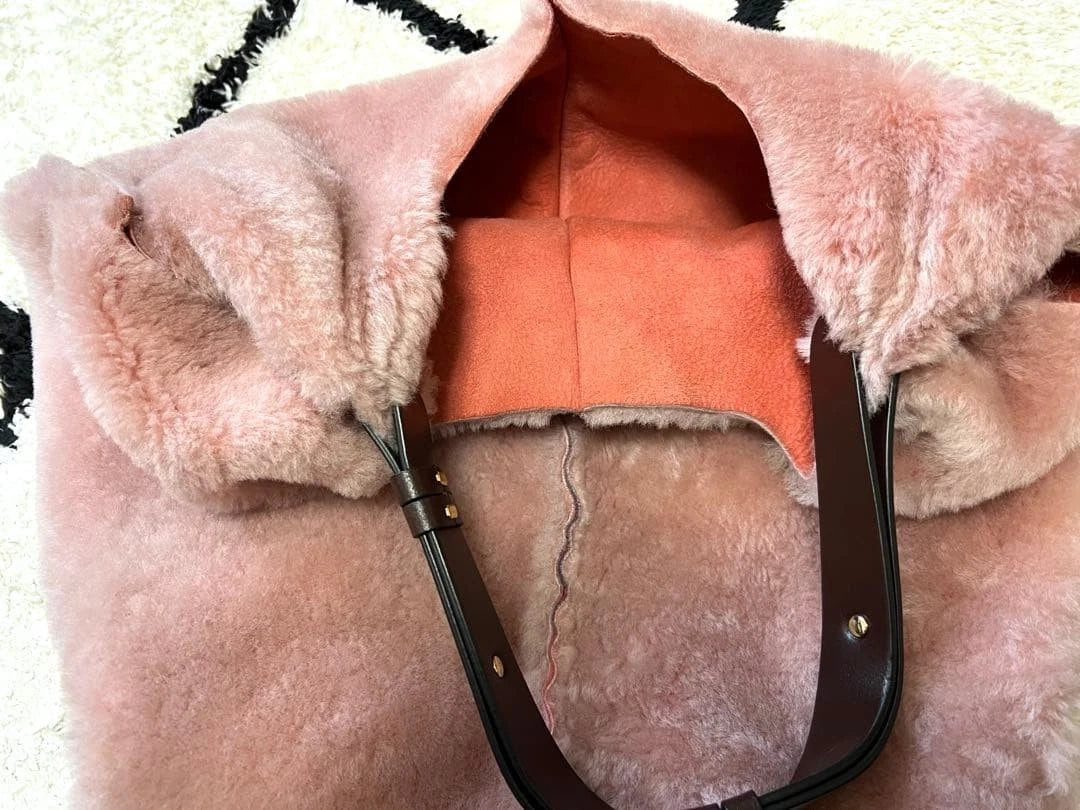 Anita Bilardi Vintage Fur Tote Bag