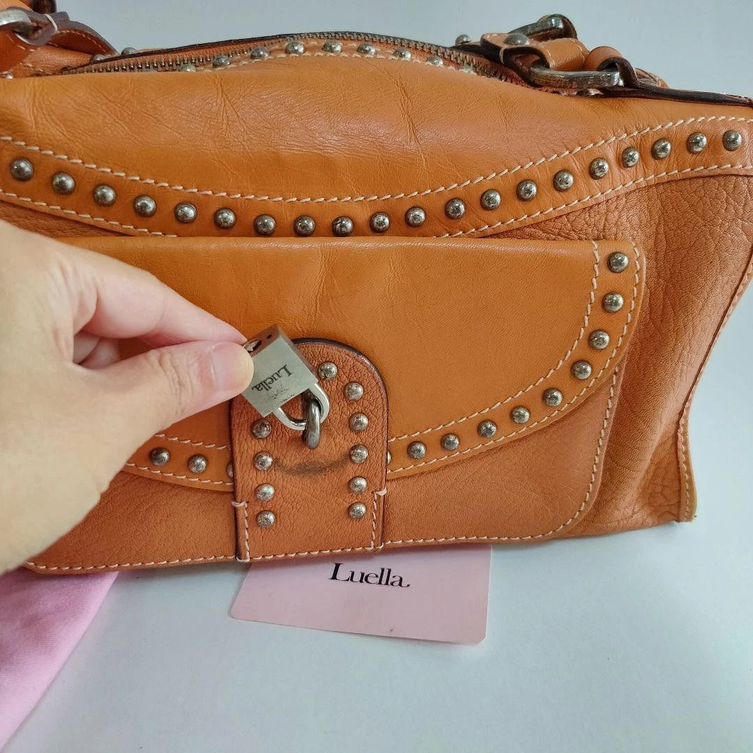 Vintage Luella Leather Studded Handbag