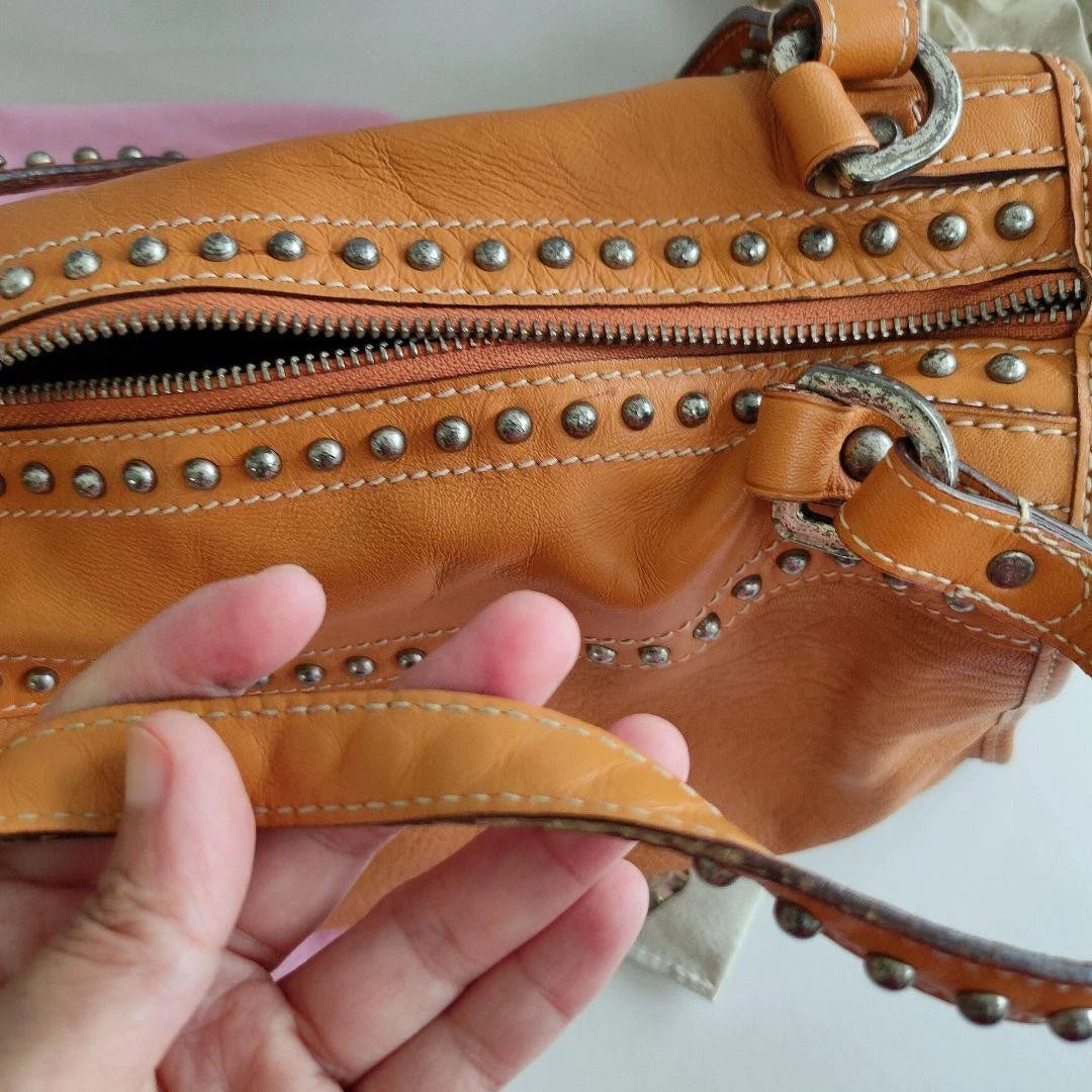 Vintage Luella Leather Studded Handbag