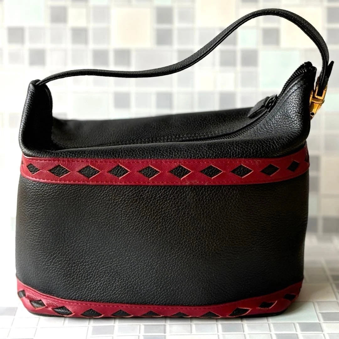 Vintage Japanese YSL Cutout Vanity Handbag