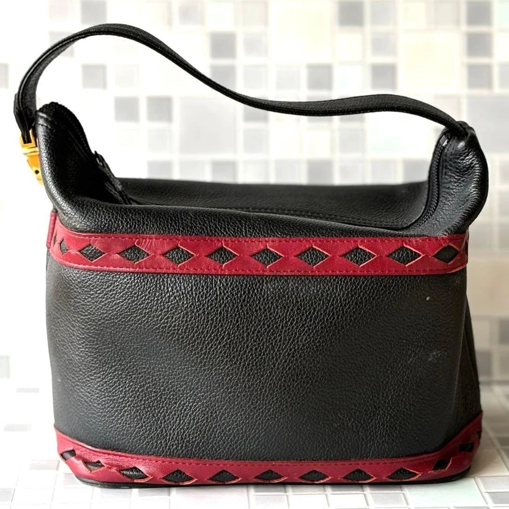 Vintage Japanese YSL Cutout Vanity Handbag