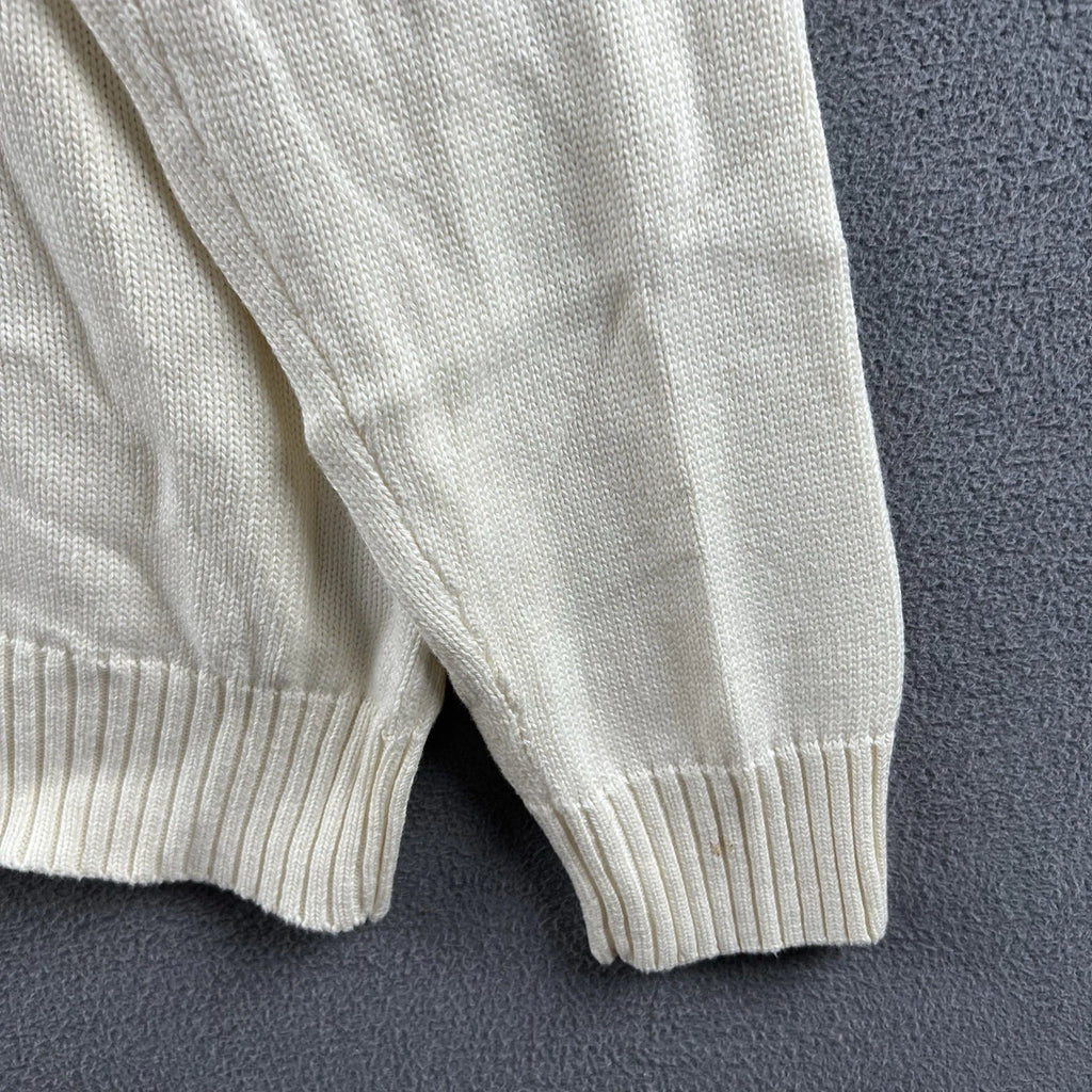 Vintage Polo Ralph Lauren Mock Neck Cotton Knit Sweater