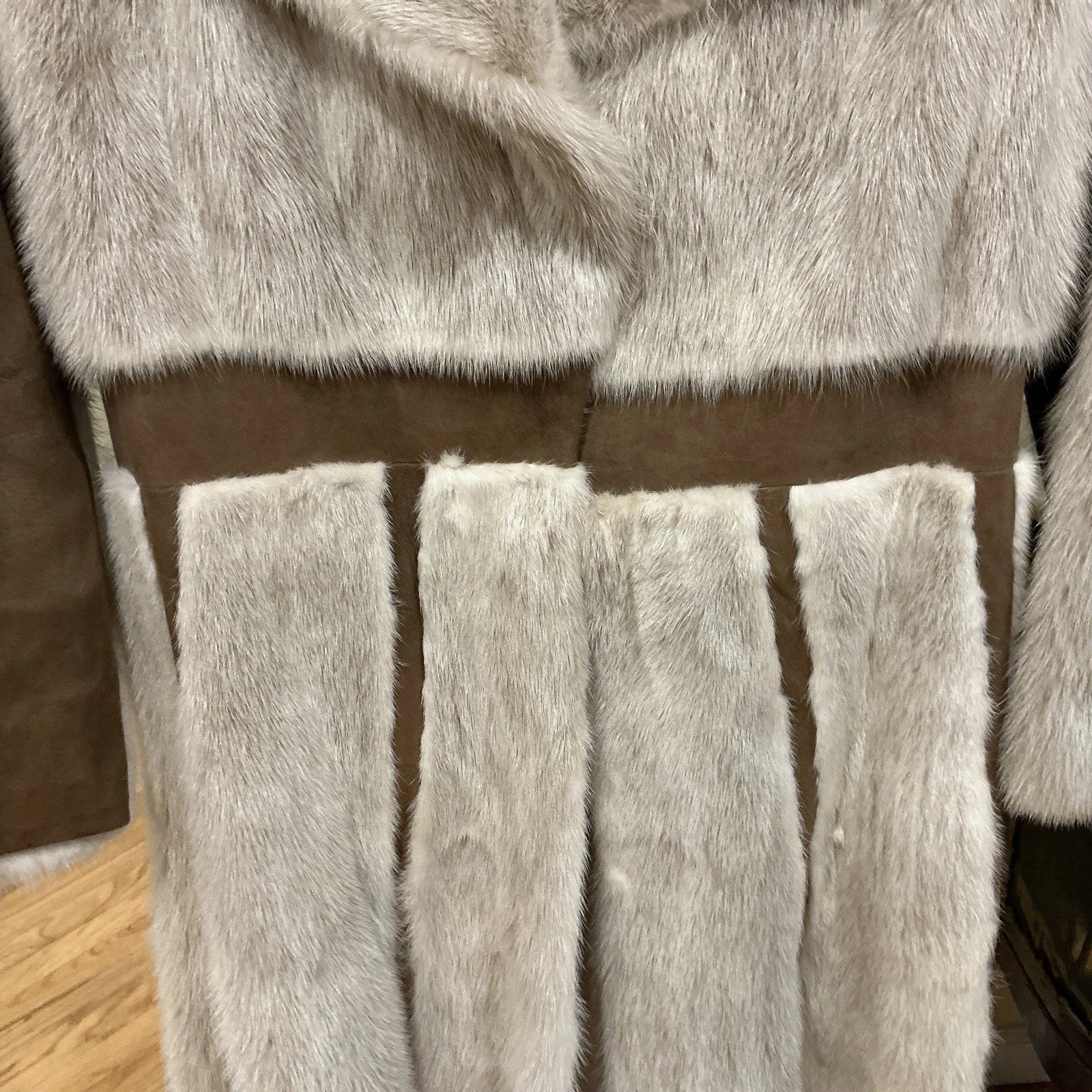 Vintage Real Mink Fur Coat (2XS)