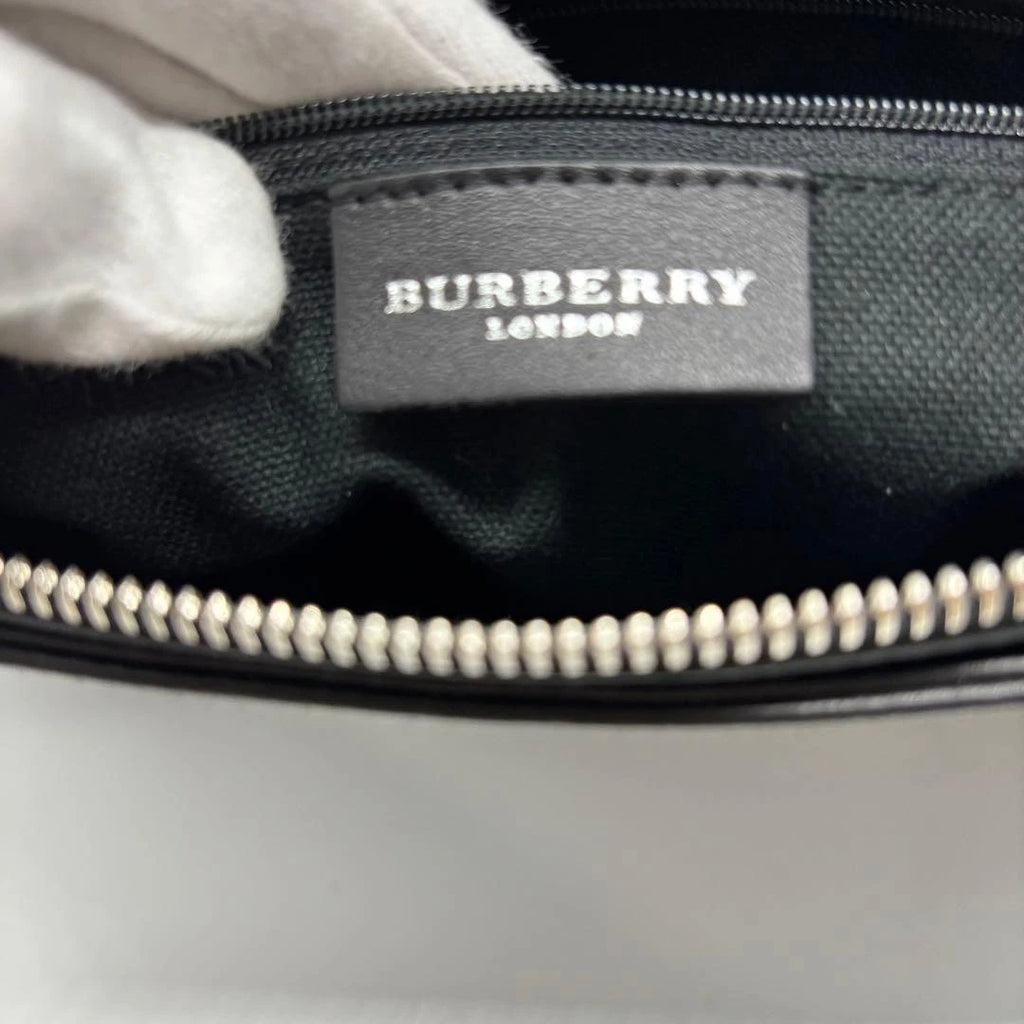 Vintage Burberry Leather Shoulder Bag