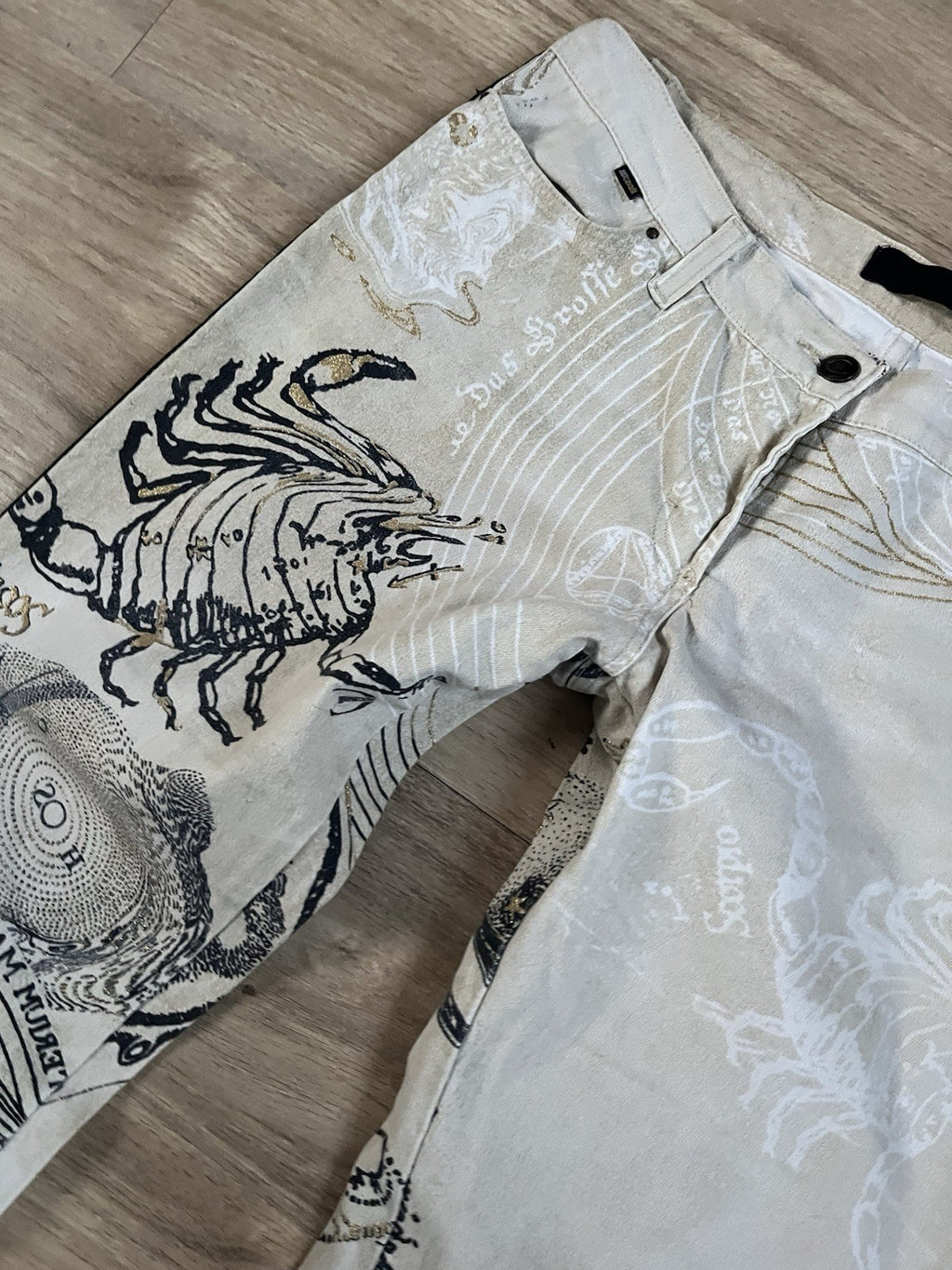roberto cavalli jeans astrology 00s
