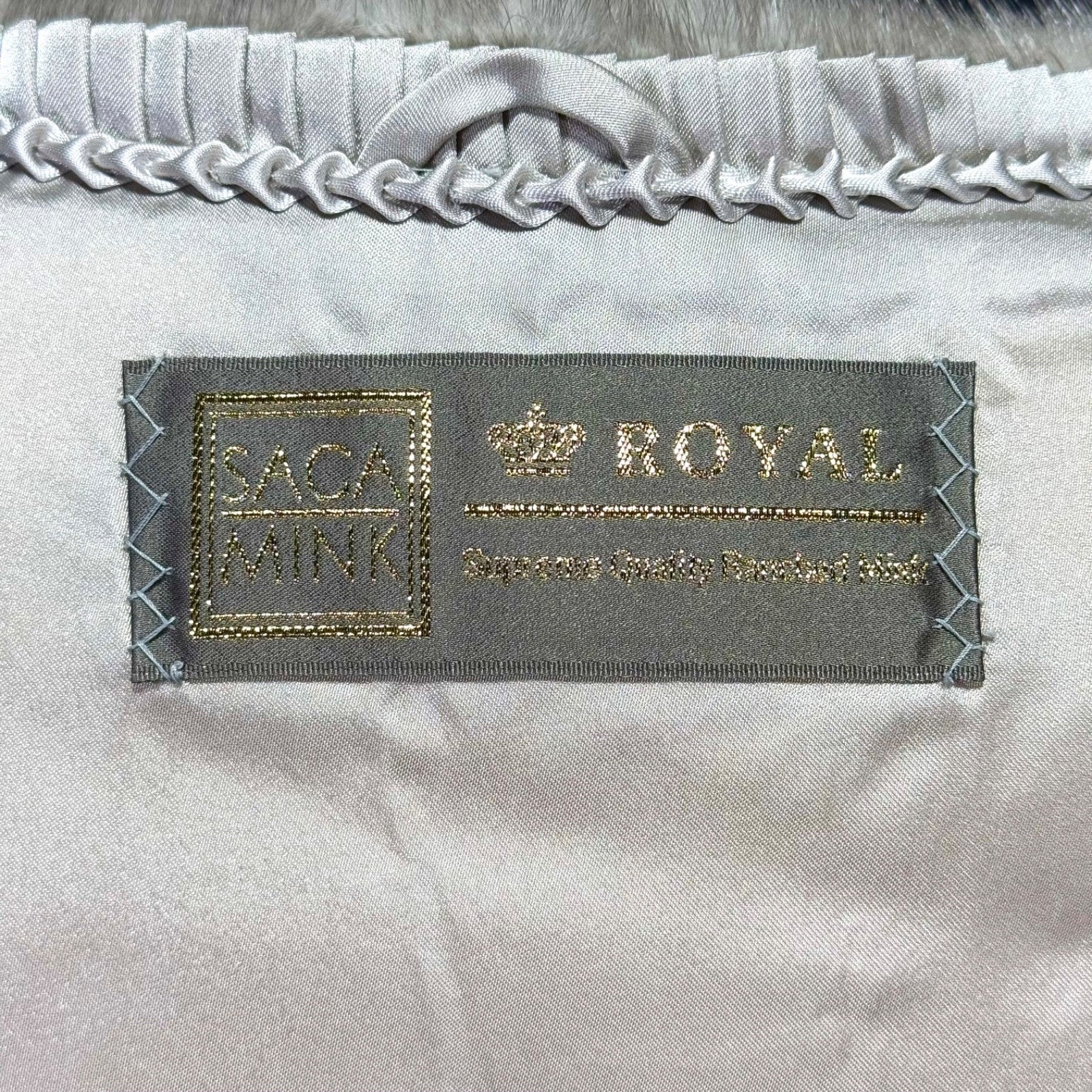 SAGA MINK ROYAL Sapphire Mink Fur Shawl/Wrap Women Luxury – Premium Collection