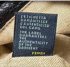 Fendi Zucca Spy Bag Dark Brown Canvas and Leather