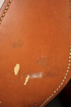 Men's VTG NOS Brown Leather Square Toe Cowboy Boots Sz 8 D 1970s