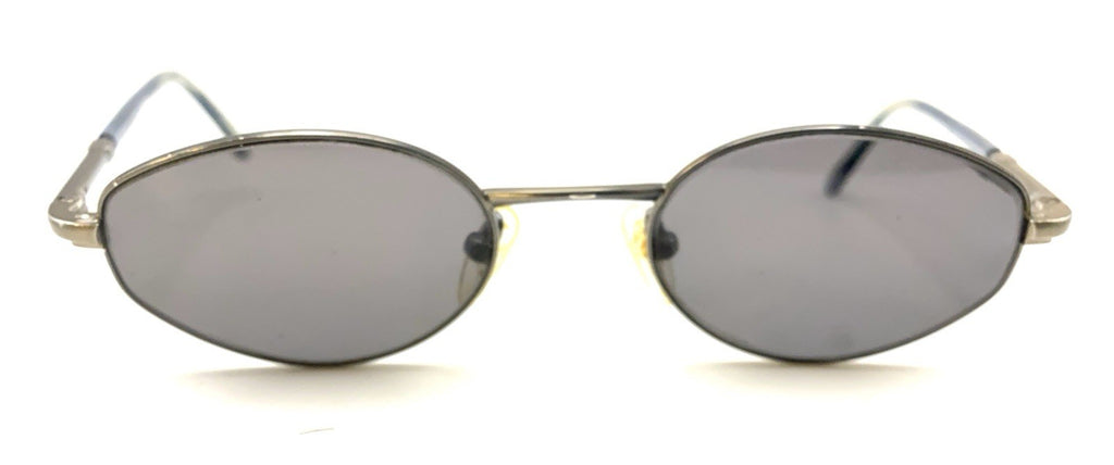 Gucci GG Light Gray Blue Metal Oval Eyeglasses Frames 49-20 Designer Men Women