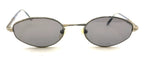 Gucci GG Light Gray Blue Metal Oval Eyeglasses Frames 49-20 Designer Men Women