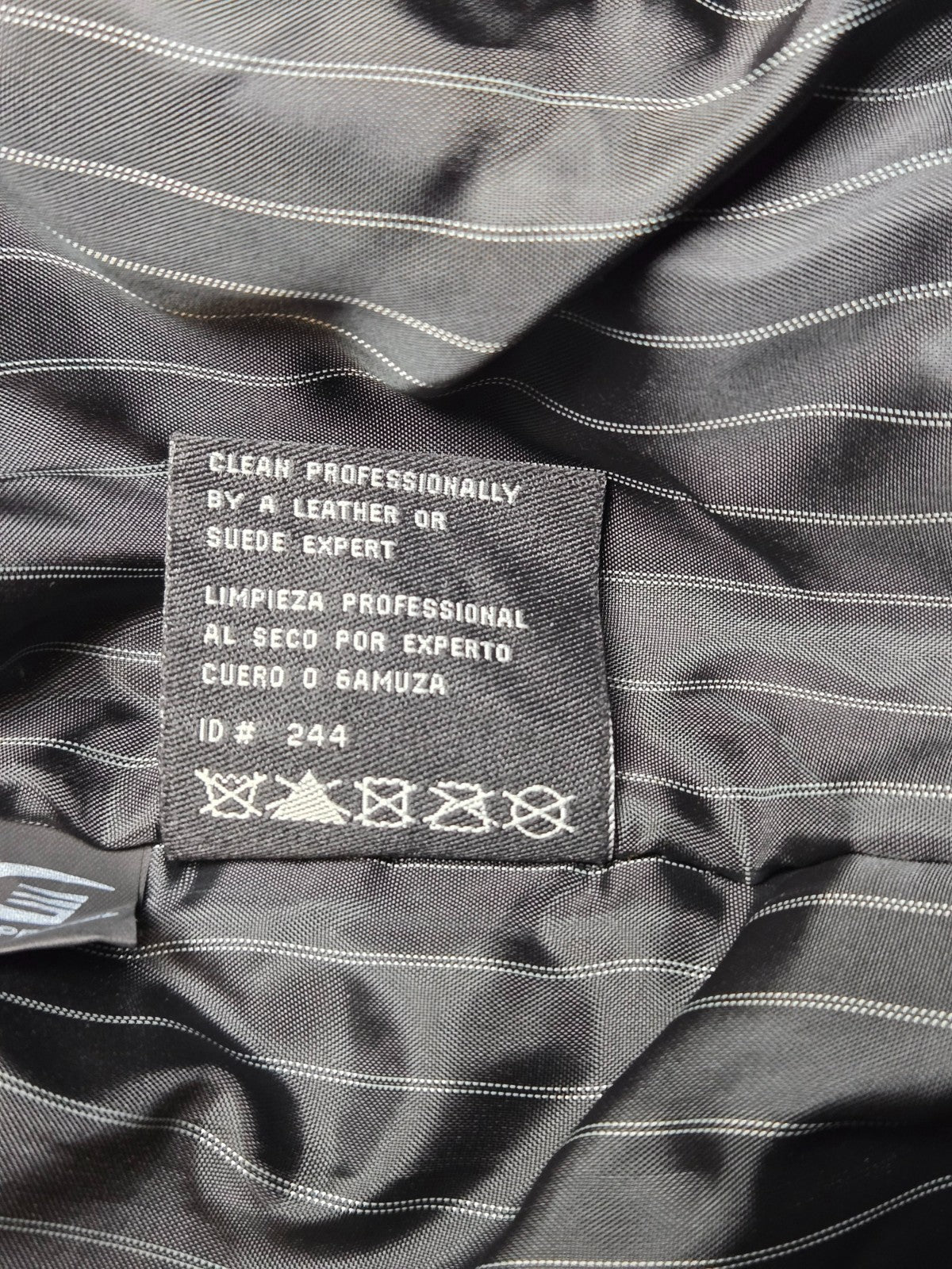 G-III Apparel Men's Leather Jacket Black Medium Y2K