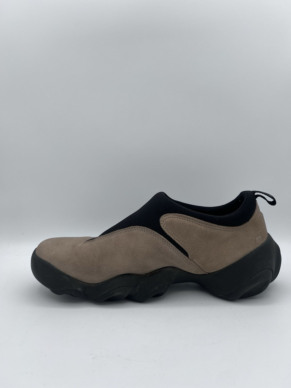 Oakley Moc Shoes Tan Suede & Black Slip-On Hiking Shoe Mocs Men's 11.5 Flesh X
