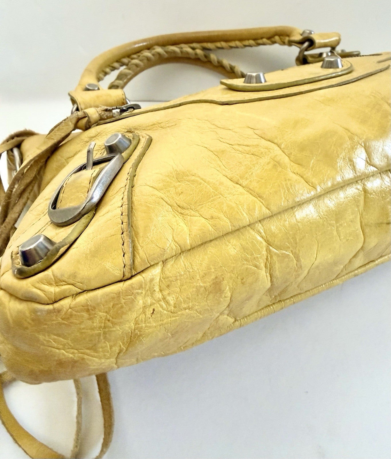 Balenciaga The City Mini 2Way Hand Bag Leather Y2K Vintage 90s Rare