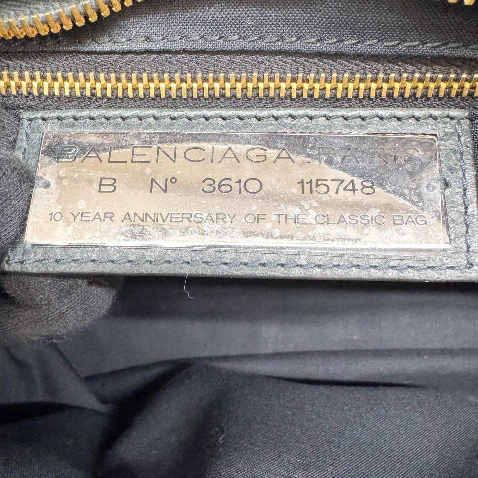 BALENCIAGA The City Brown Animal Print Pony Hair Two Way Bag