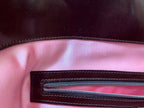 FENDI Vintage Tote Bag Pony Calf Hair Pink Brown Cow Print Leather Shoulder Rare