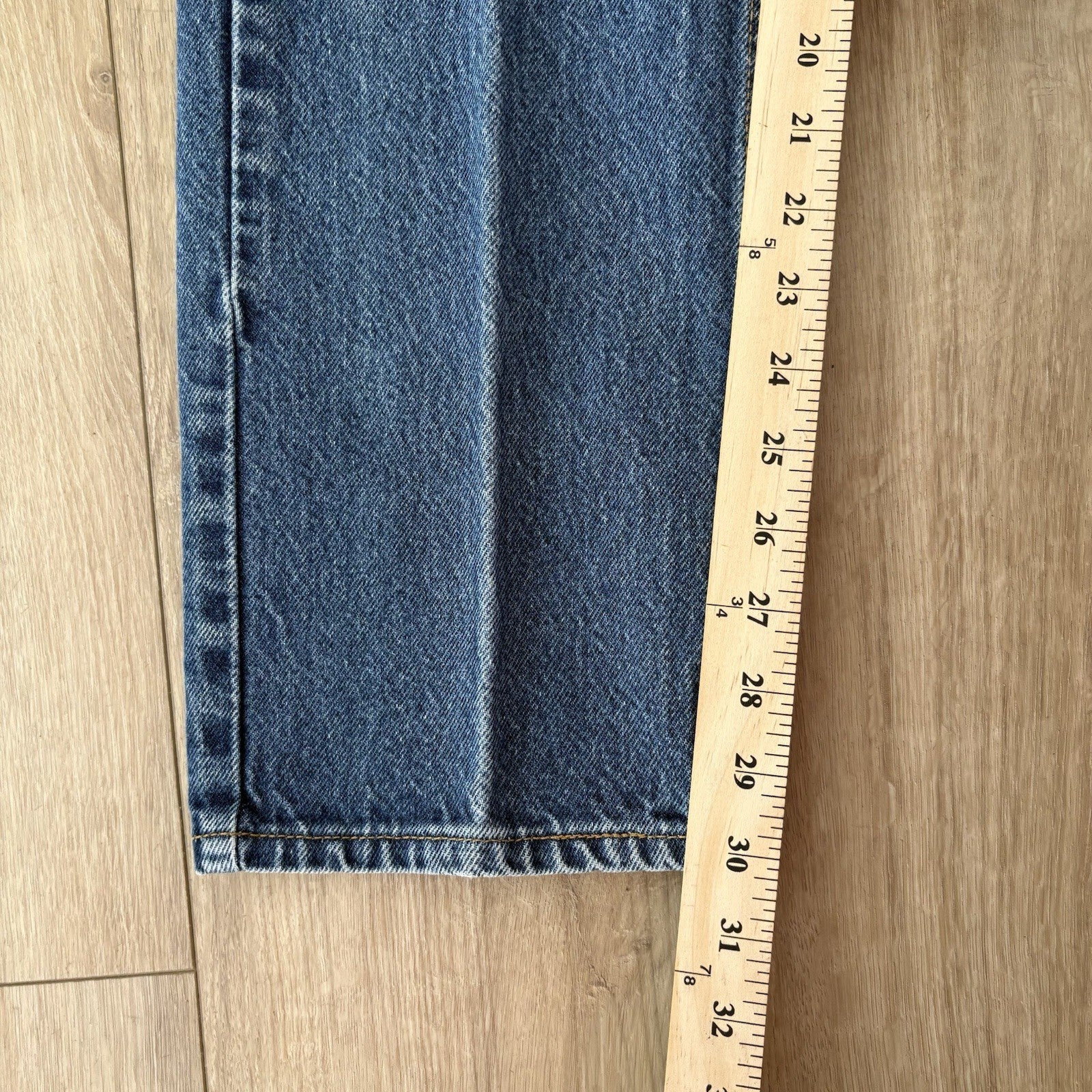 Vintage Levi’s 505 Orange Tab Denim USA Made (40505-0215) Size W 34 L 32