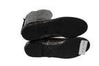 Giuseppe Zanotti Knee High Boots US6.5 EU36.5 SIlver Metallic Croc Embossed