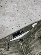 Vintage 2000s Roberto Just Cavalli Monogram Flare Denim Pant Bootcut Print