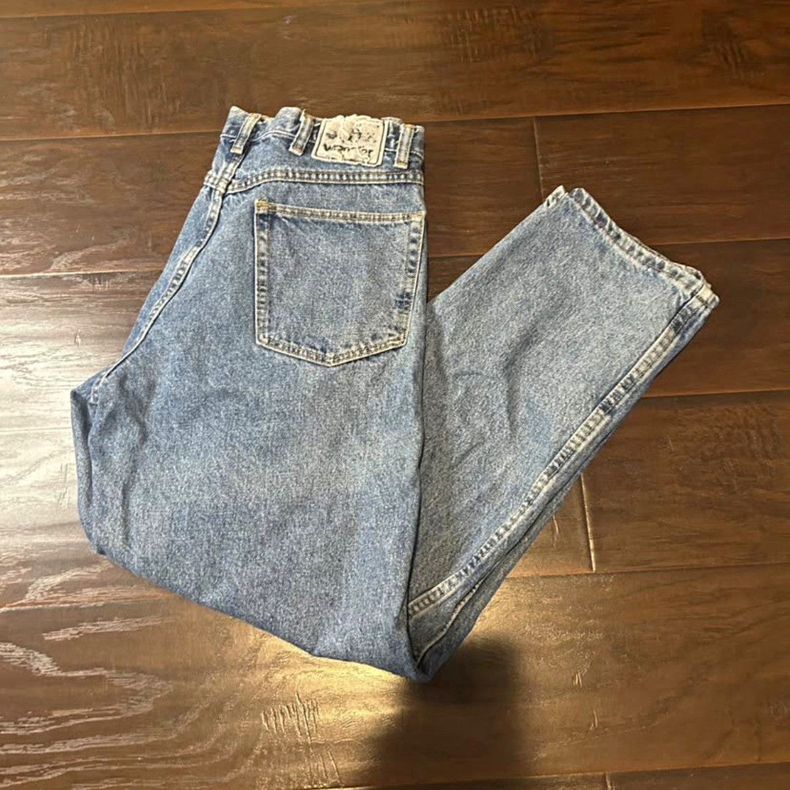 Wrangler Vintage Blue Denim Jeans 34x32