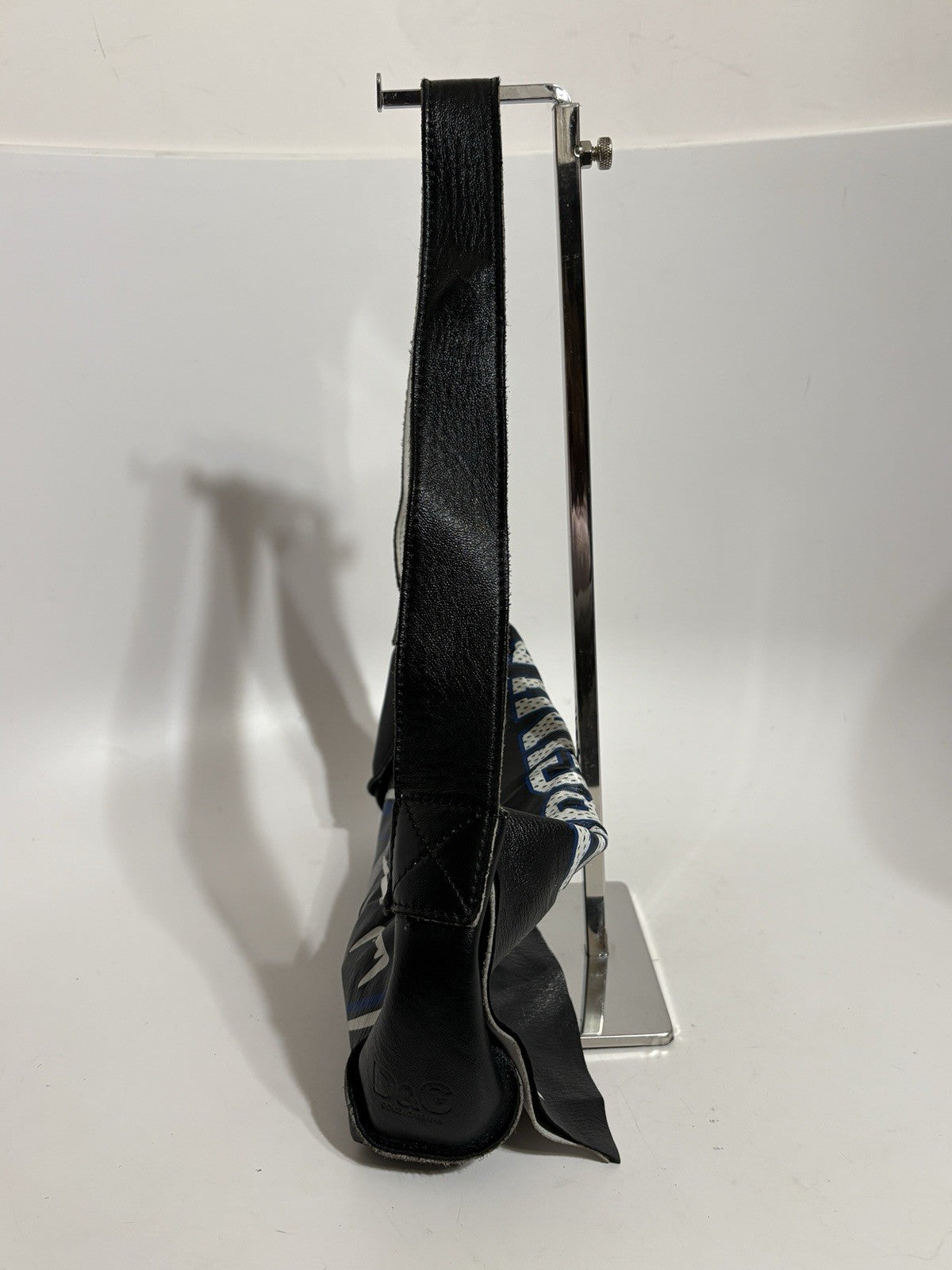 Dolce & Gabbana Black Leather Team Print Bag