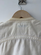 Plein Sud White Denim Napoleon Jacket Size XS
