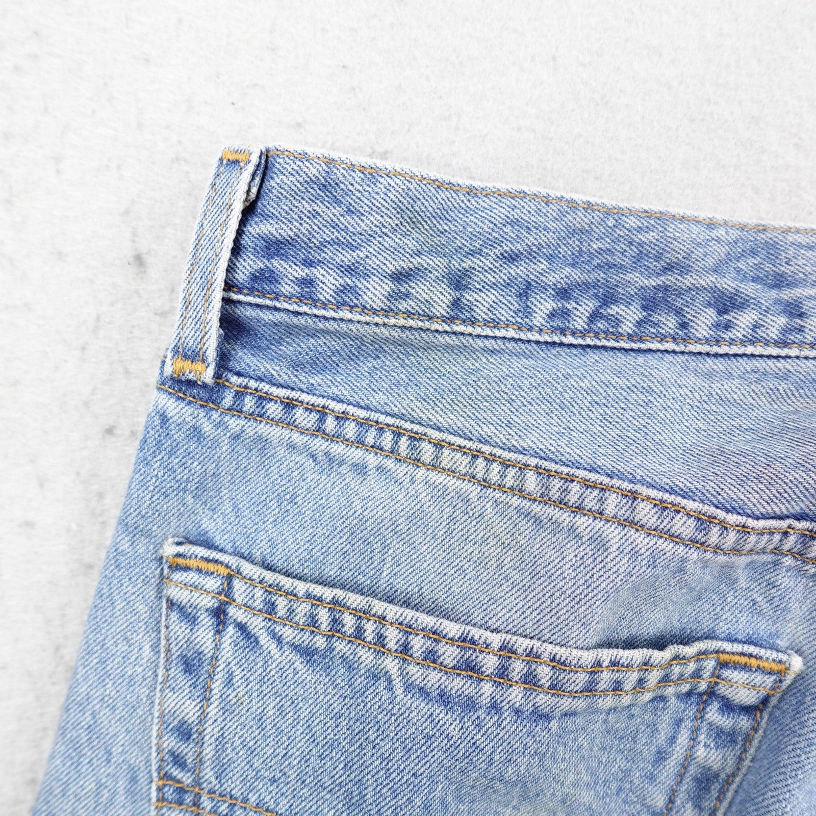 Vintage Levis Jeans Men 36x34 Blue Denim 501 Button Fly Faded Distressed 90s USA