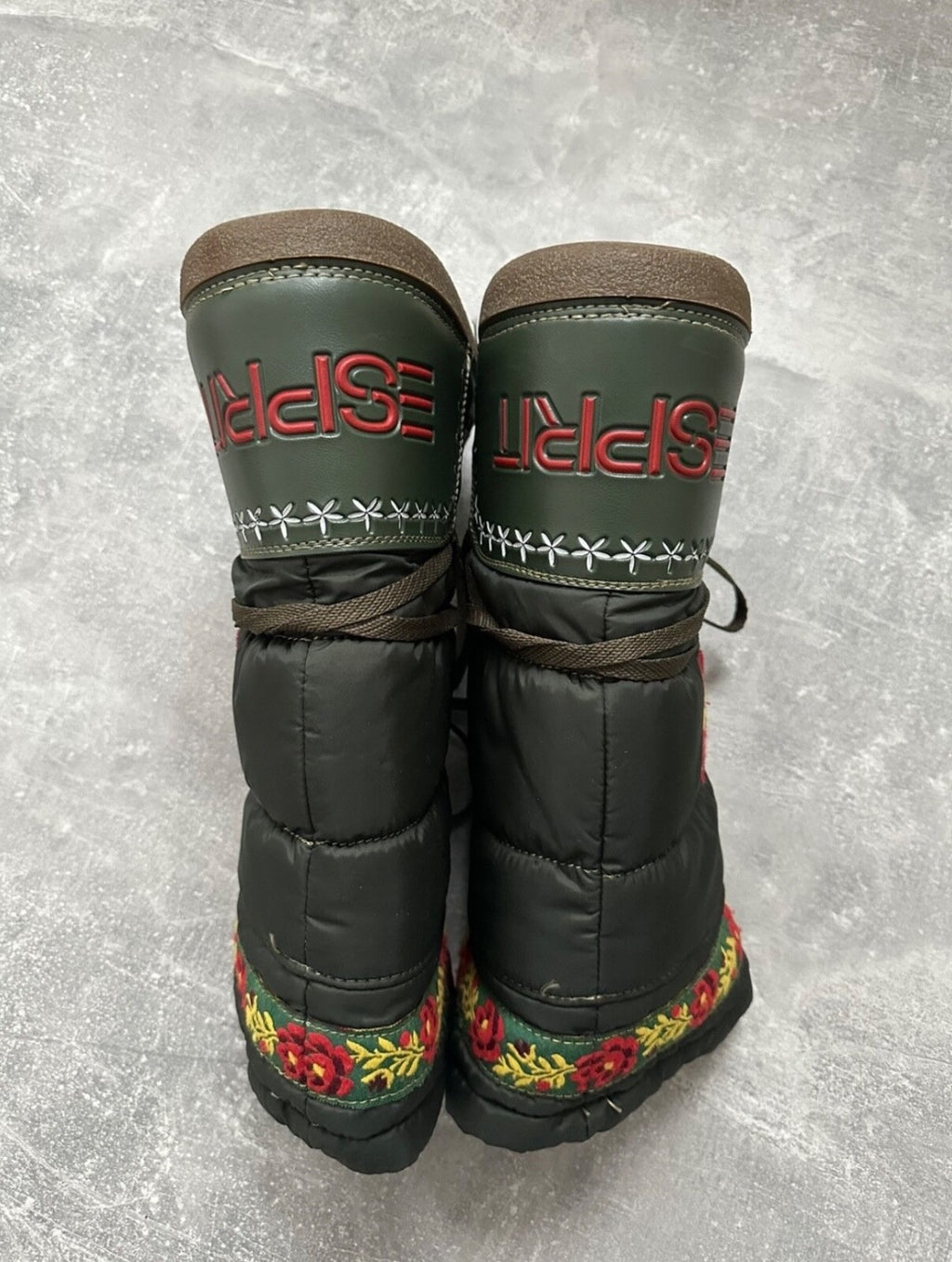 Vintage Espirit high top boots punk avant garde style size 35-37