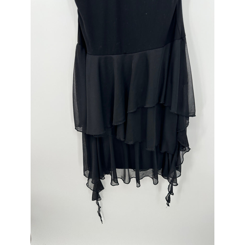 Vintage Taboo Black Lace Sequin Dress