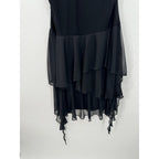 Vintage Taboo Black Lace Sequin Dress