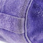 Hermes Market GM Shoulder Bag Suede Purple 1982 Women's #NB1676