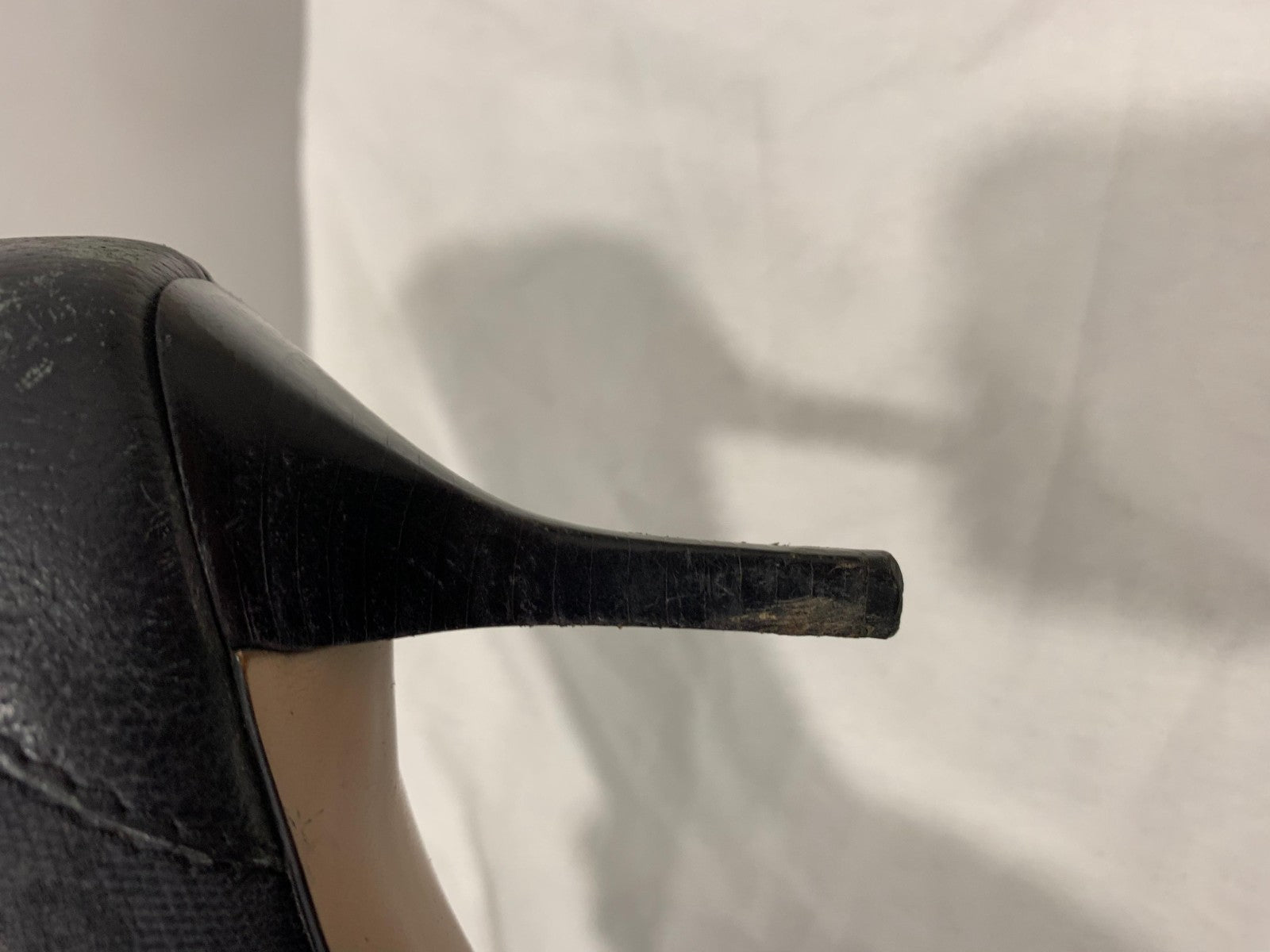 Gucci Vintage Horsebit Chain Pumps Black GG Monogram 37