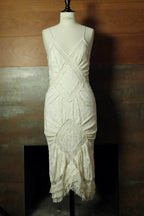 F/W 2005 Christian Dior by John Galliano Sheer Ivory Lace Dress