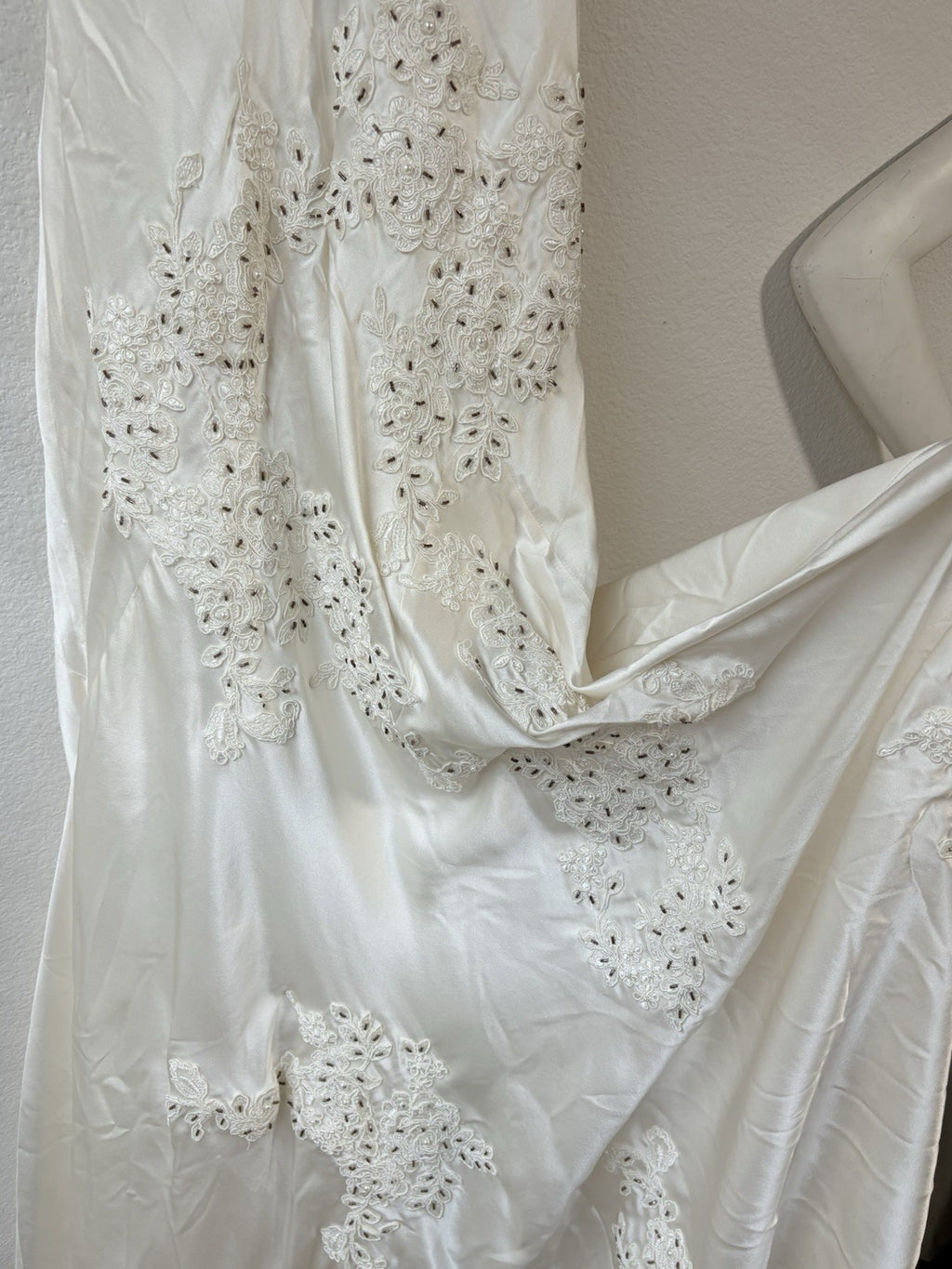 Vintage Sue Wong Nocturne Silk White Wedding Gown Sz 4
