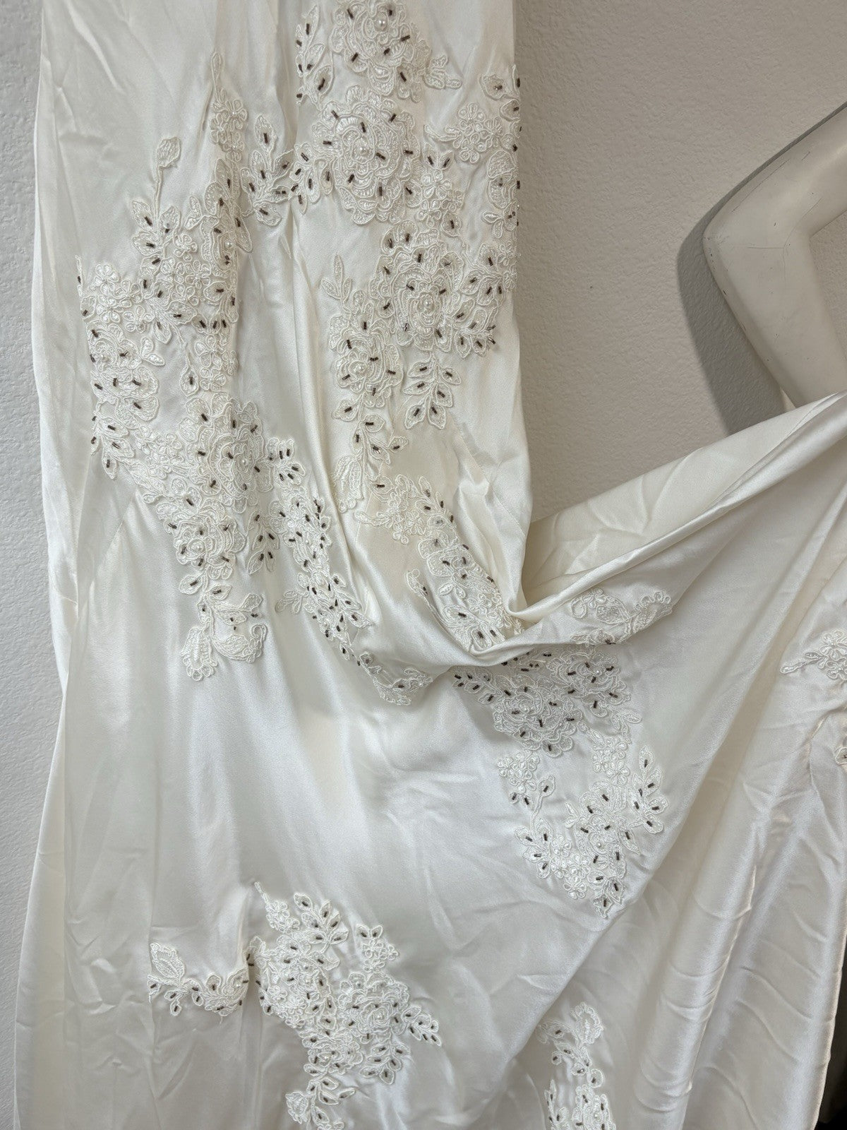 Vintage Sue Wong Nocturne Silk White Wedding Gown Sz 4