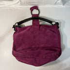 Francesco Biasia Split Leather Handbag - Purse - Maroon Soft Leather