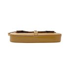 GUCCI Vintage Jackie Cow Pony Calf Hair Shoulder Bag Brown Camel Leather
