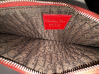 Vtg Christian Dior by John Galliano Leopard Print Pony Hair Clutch Bag