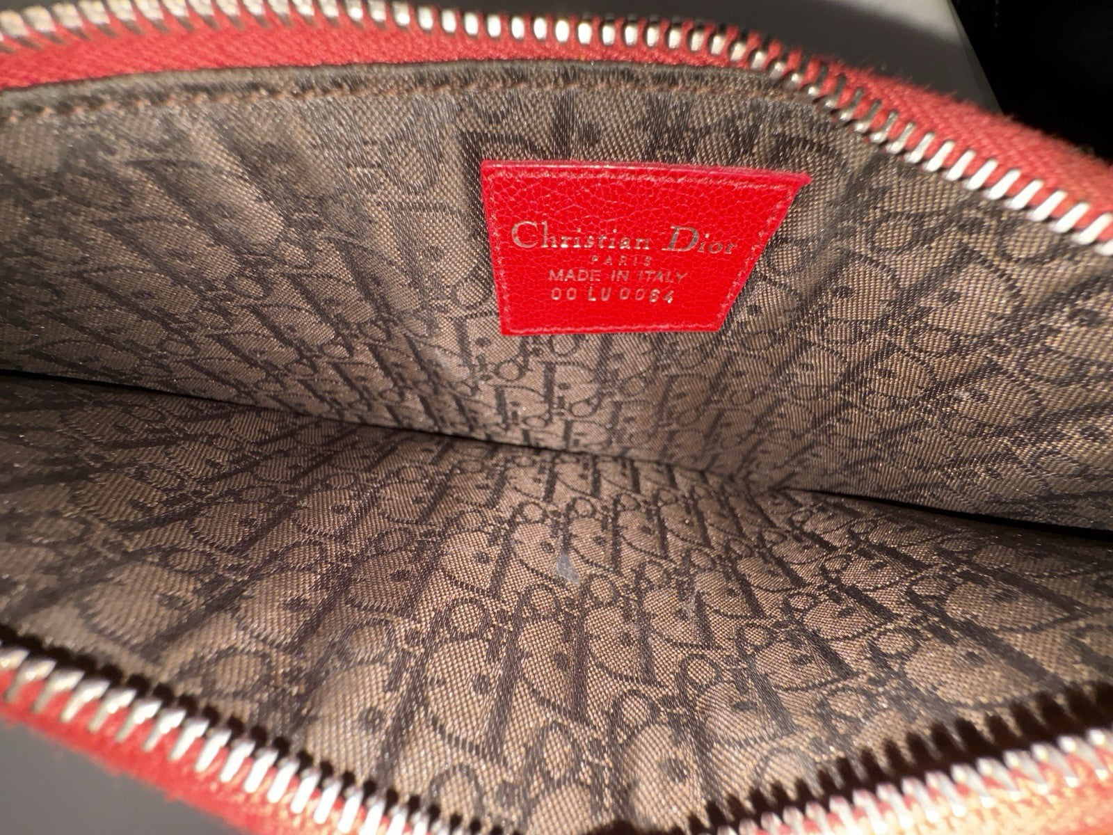Vtg Christian Dior by John Galliano Leopard Print Pony Hair Clutch Bag